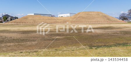青塚古墳の景色 青塚古墳の景色 143534458