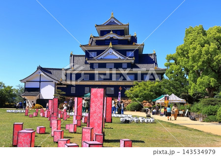 【岡山県】春の岡山城(春の鳥城灯源郷) 【岡山県】春の岡山城(春の鳥城灯源郷) 143534979