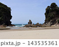 薩摩川内市　人形岩の風景 143535361