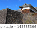 熊本城　本丸御殿の石垣 143535396