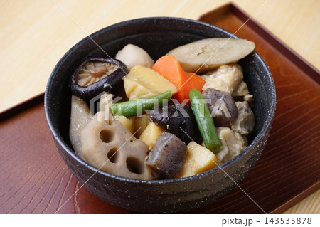 筑前煮 家庭料理 筑前煮 家庭料理 143535878