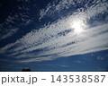 大空一面の雲 143538587