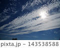 大空一面の雲 143538588