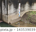 大岡川取水庭の水位計 143539039