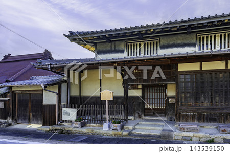 神河 中村・粟賀町歴史的景観形成地区の町並み 竹内家住宅 兵庫県神河町 神河 中村・粟賀町歴史的景観形成地区の町並み 竹内家住宅 兵庫県神河町 143539150