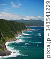 岩手県のリアス式海岸　青空と紺碧の海が広がる夏の絶景 143541229