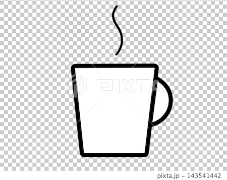 Illustration of a mug of coffee Illustration of a mug of coffee 143541442