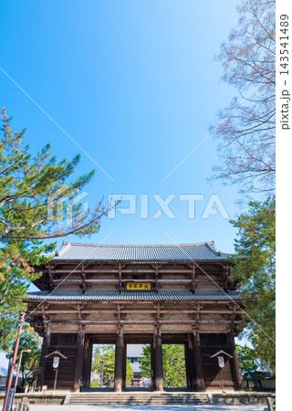 東大寺の南大門_境内風景(奈良県奈良市奈良公園) 東大寺の南大門_境内風景(奈良県奈良市奈良公園) 143541489