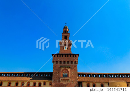 Sforza Castle (Castello Sforzesco) in Milan, Italy 143541711