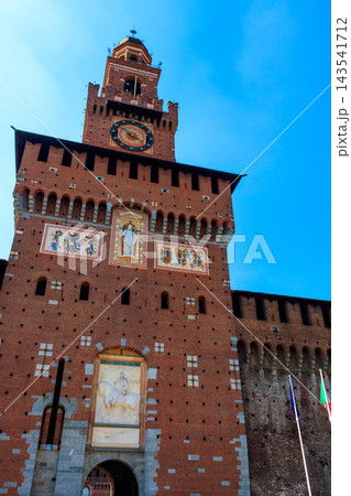 Sforza Castle (Castello Sforzesco) in Milan, Italy 143541712