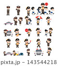 Thai Police Officer Character Set 143544218