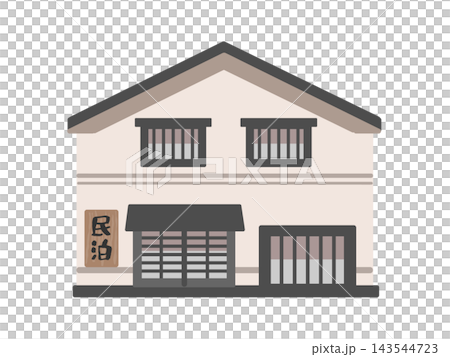 Homestay building illustration 143544723