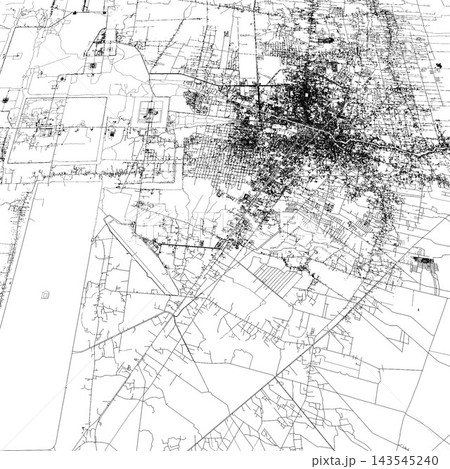 3D illustration of city and urban in Siem Reap Cambodia 143545240