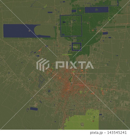 3D illustration of city and urban in Siem Reap Cambodia 3D illustration of city and urban in Siem Reap Cambodia 143545241