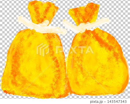 おでんの具材 餅巾着のイラスト おでんの具材 餅巾着のイラスト 143547343