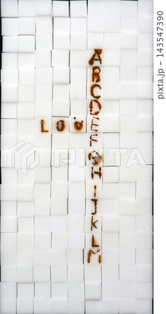 アルファベット LOVE 背景素材 アルファベット LOVE 背景素材 143547390