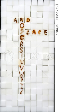 アルファベット AND PEACE 背景素材 アルファベット AND PEACE 背景素材 143547391