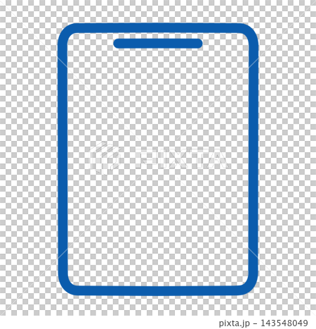 Tablet icon, device, simple, blue Tablet icon, device, simple, blue 143548049