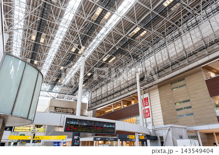 たまプラーザ駅の北口改札付近で巨大な天井を見上げる　神奈川県横浜市青葉区美しが丘 143549404