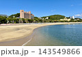 秋晴れの青空が水面に映える恵比寿海水浴場〈吉良ワイキキビーチ/西尾市愛知県〉 143549866