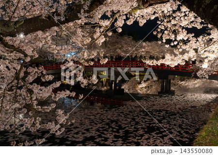 日本、青森、弘前、春、桜、夜桜、城、弘前城、弘前公園、ライトアップ、夜景、満開、夜、花、サクラ、ソメ 日本、青森、弘前、春、桜、夜桜、城、弘前城、弘前公園、ライトアップ、夜景、満開、夜、花、サクラ、ソメ 143550080