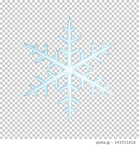 白色和淺藍色雪花單幅向量圖 白色和淺藍色雪花單幅向量圖 143551818