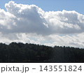 検見川浜での青空と白い雲 143551824