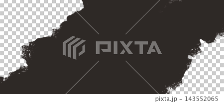 A stylish abstract background illustration featuring thick black and white brushstrokes running diagonally, with a drybrush effect that creates a streaky look and highlights the white background. 143552065
