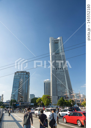 横浜みなとみらいの風景 横浜みなとみらいの風景 143552180