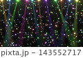 Color spotlights glow sparks beams disco bg 3d render 143552717