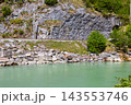 Scenic view of the Aare river near Meiringen, Switzerland 143553746
