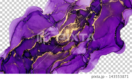 Luxurious Abstract Fluid Art Element Isolated Background for Alpha Transparency Overlay Luxurious Abstract Fluid Art Element Isolated Background for Alpha Transparency Overlay 143553871