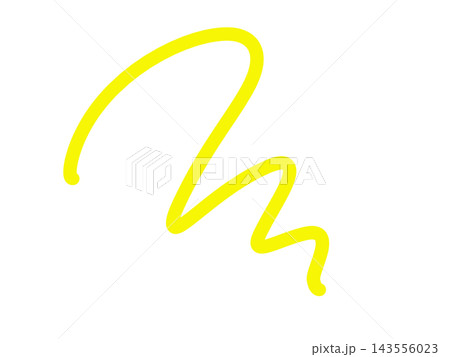 黄色ラクガキのイラスト 黄色ラクガキのイラスト 143556023