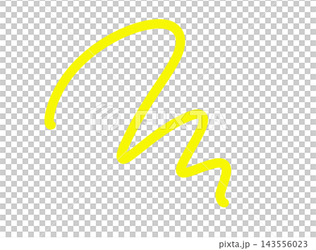 黄色ラクガキのイラスト 黄色ラクガキのイラスト 143556023