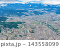 大阪・伊丹空港離陸後の西宮市・宝塚市を上空から撮影（2026年9月撮影） 143558099