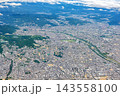 大阪・伊丹空港離陸後の西宮市・宝塚市を上空から撮影（2026年9月撮影） 143558100