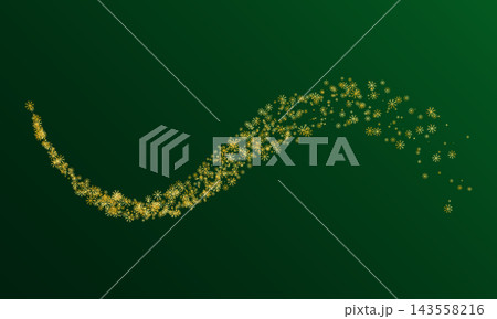 Holiday christmas decorative snowflakes banner design. Merry christmas festival green snowflakes flowing background design vector Holiday christmas decorative snowflakes banner design. Merry christmas festival green snowflakes flowing background design vector 143558216