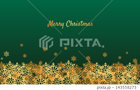 Holiday christmas decorative snowflakes banner design. Merry christmas festival green snowflakes flowing background design vector Holiday christmas decorative snowflakes banner design. Merry christmas festival green snowflakes flowing background design vector 143558273