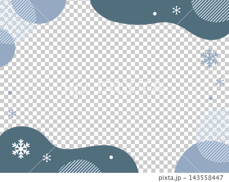 雪花冬日框架 雪花冬日框架 143558447