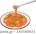 フォーク付きのナポリタン 143560021