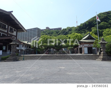 鹿児島県鹿児島市にあり、江戸時代後期に藩祖を祀った神社である照國神社、照国神社(てるくにじんじゃ) 鹿児島県鹿児島市にあり、江戸時代後期に藩祖を祀った神社である照國神社、照国神社(てるくにじんじゃ) 143560161