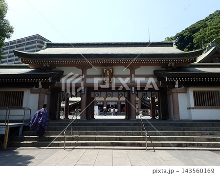 鹿児島県鹿児島市にあり、江戸時代後期に藩祖を祀った神社である照國神社、照国神社（てるくにじんじゃ） 143560169