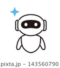 AIアシスタントロボットのアイコン 143560790