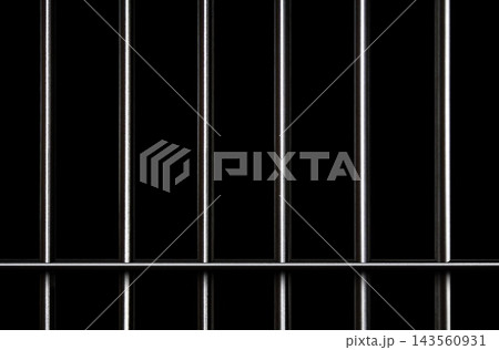 Abstract prison bars background with vertical steel for jail and confinement concepts Abstract prison bars background with vertical steel for jail and confinement concepts 143560931