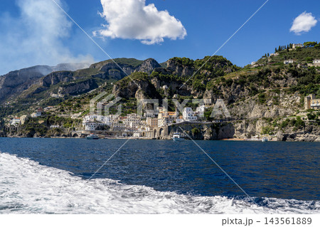 Atrani, Italy along the Amalfi Coast Atrani, Italy along the Amalfi Coast 143561889