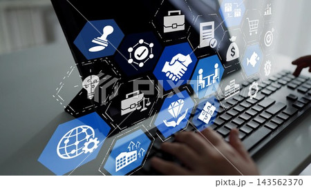Mergers and acquisitions corporate business deal strategy icons Funnel Mergers and acquisitions corporate business deal strategy icons Funnel 143562370