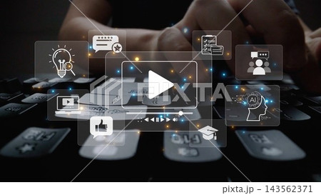 Video Marketing Strategy and Engagement Icons Muxer Video Marketing Strategy and Engagement Icons Muxer 143562371