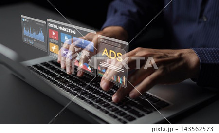 Online Ads Strategy and Digital Content Marketing for Business Growth Muxer 143562573