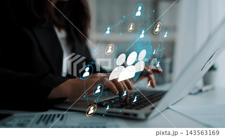 Business Professional Engaging with Innovative Digital Connection Network Using Laptop in Modern Office Environment. Entropy Business Professional Engaging with Innovative Digital Connection Network Using Laptop in Modern Office Environment. Entropy 143563169