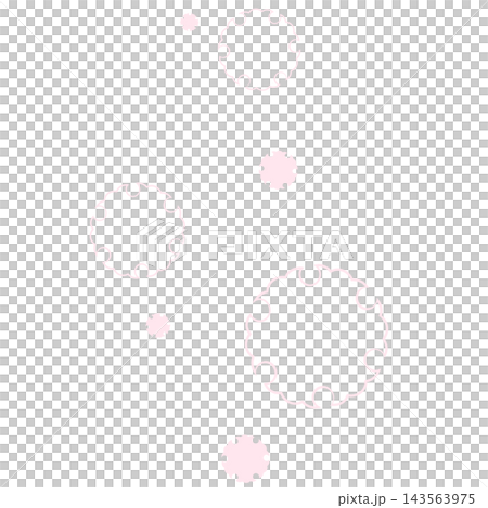 薄いピンク色の雪輪のイラスト 薄いピンク色の雪輪のイラスト 143563975